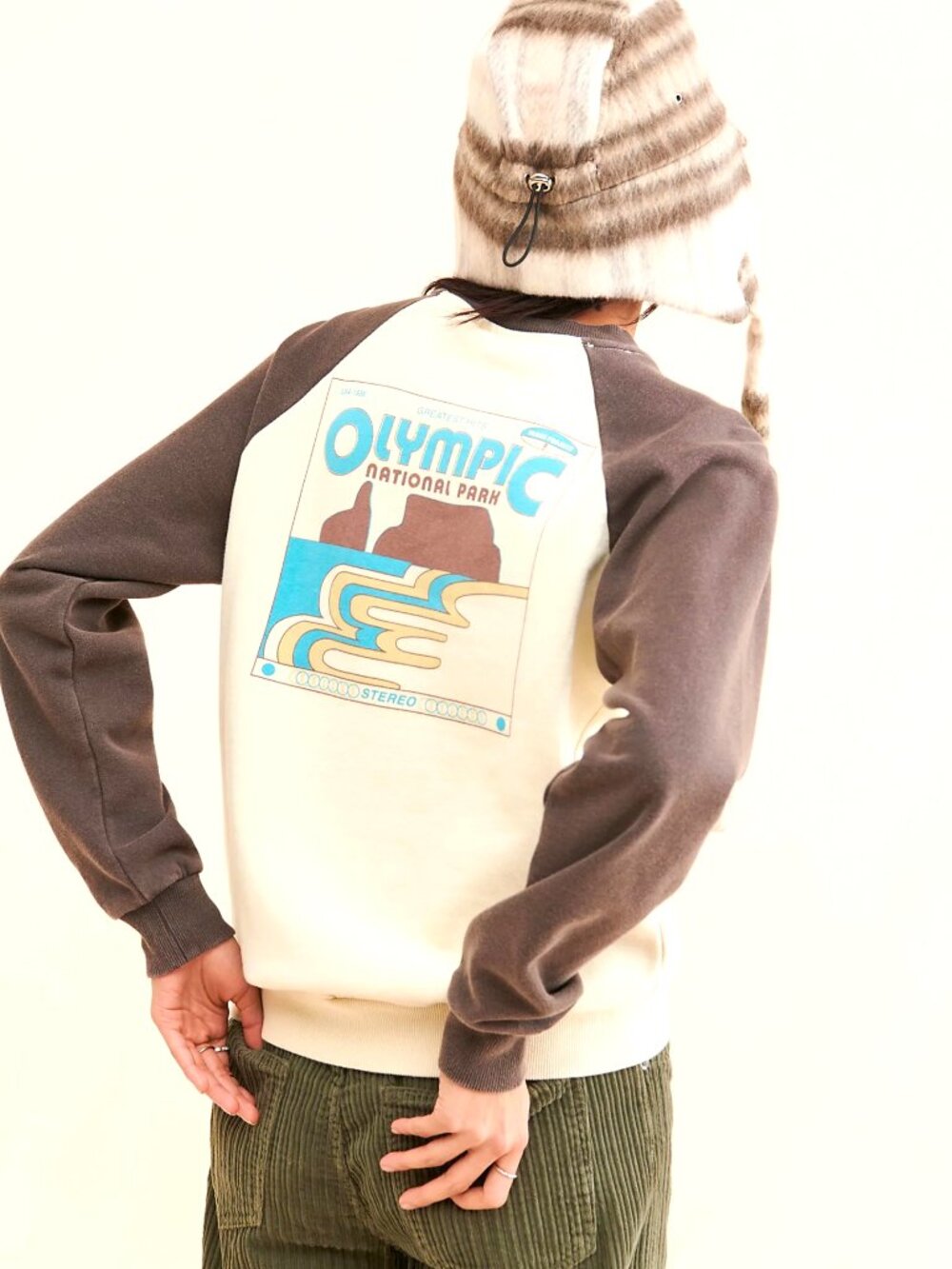 Parks Project Olympic Greatest Hits Raglan Sweatshirt Secondhand Medium - Picture 3 of 7